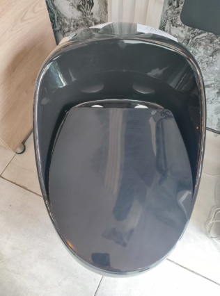 Sanitario Tipo Huevo S1B Negro