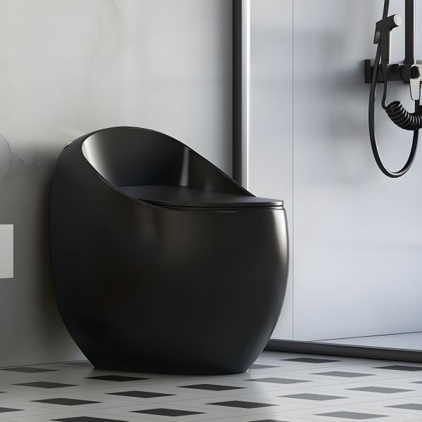 Sanitario Tipo Huevo S1B Negro